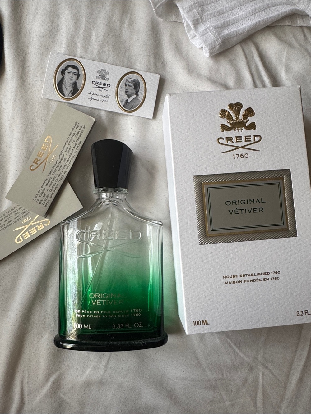 Creed bottle Vetiver